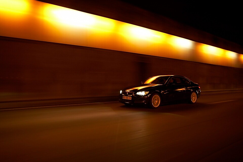 Car in the tunnel