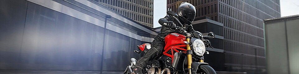 premium biker riding a bike