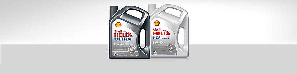 Shell Helix Fully Synthetic Motor Oils range