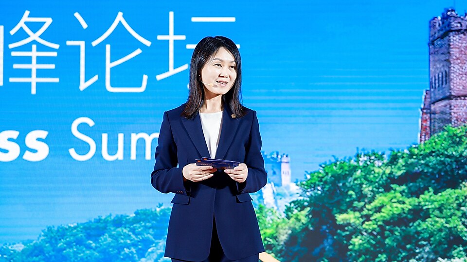 图注:开云中国集团主席陈琳致辞